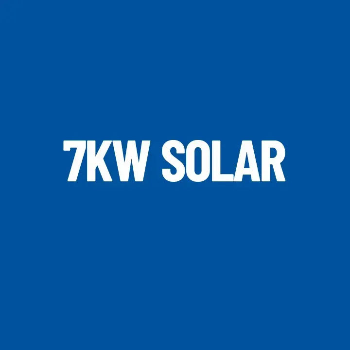 7kW Solar