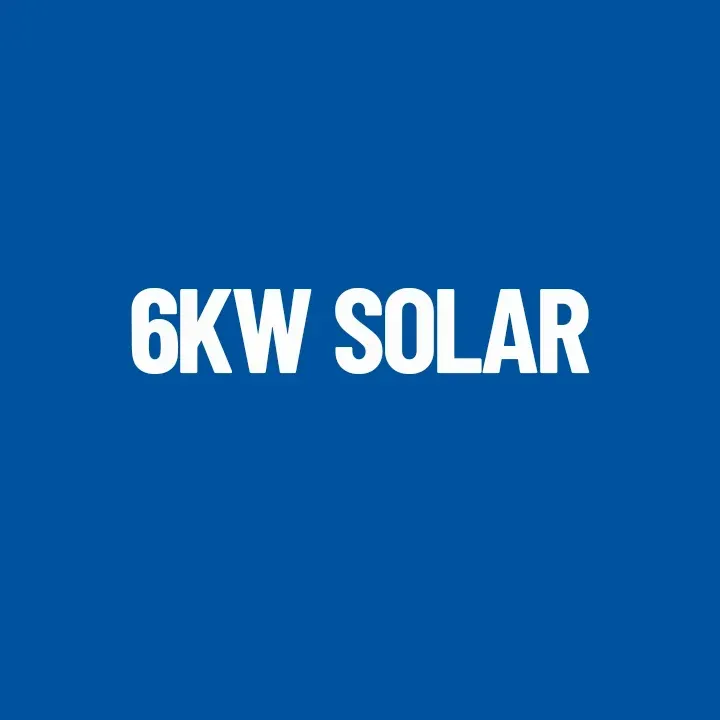 6kW Solar