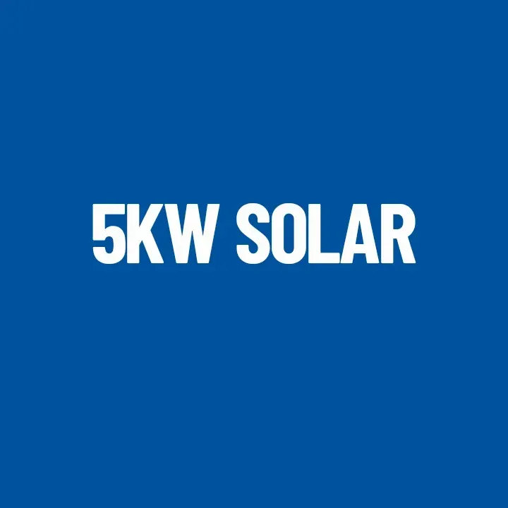 5kW Solar