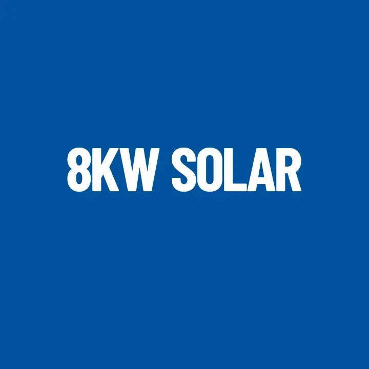 8kW Solar
