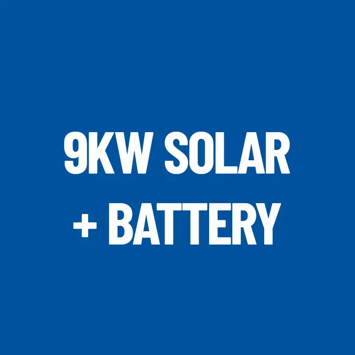 9kW Solar + Battery