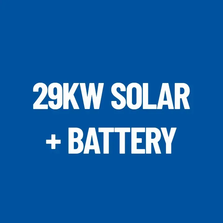 29kW Solar + Battery