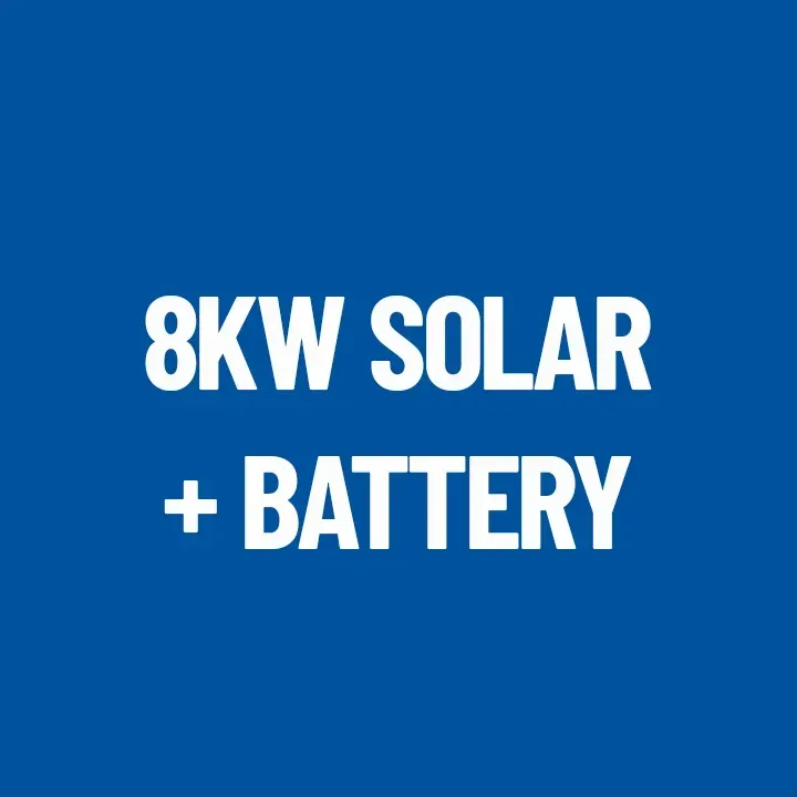 8kW Solar + Battery