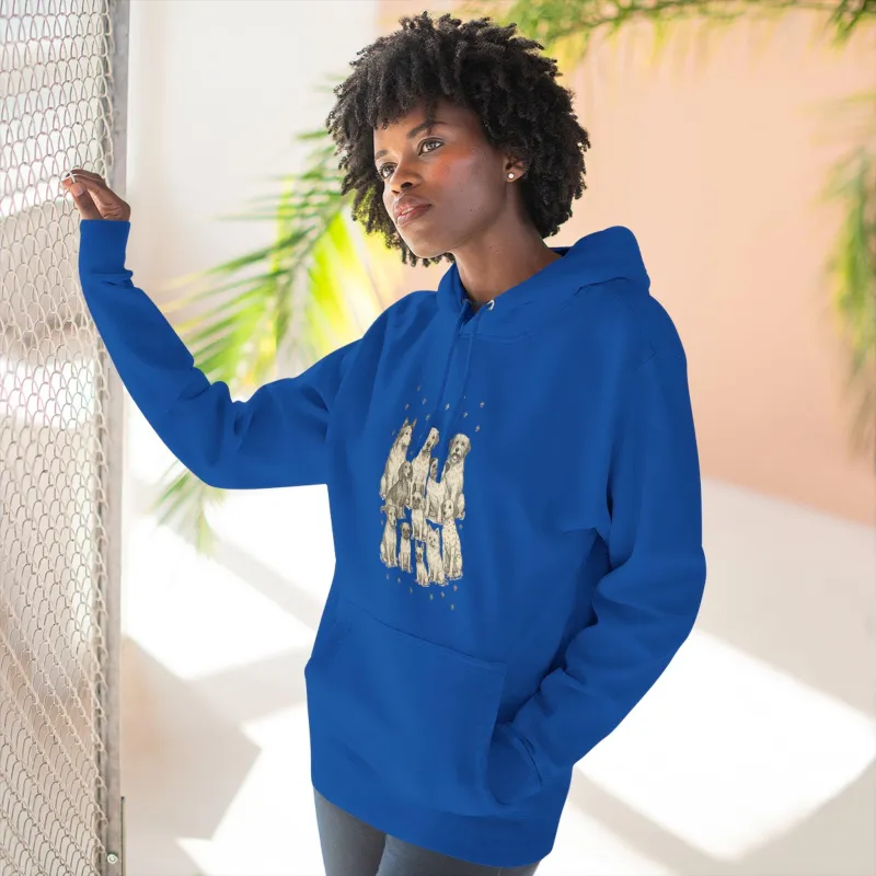 Cozy Dog Lover Hoodie, Fleece Pullover, Cute Hoodie for Him or Her