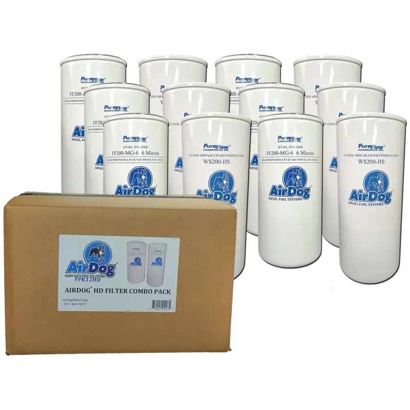  AirDog® Filter Pack Special (6) FF200-MG-6 (6-Micron) + (6) WS200-HS