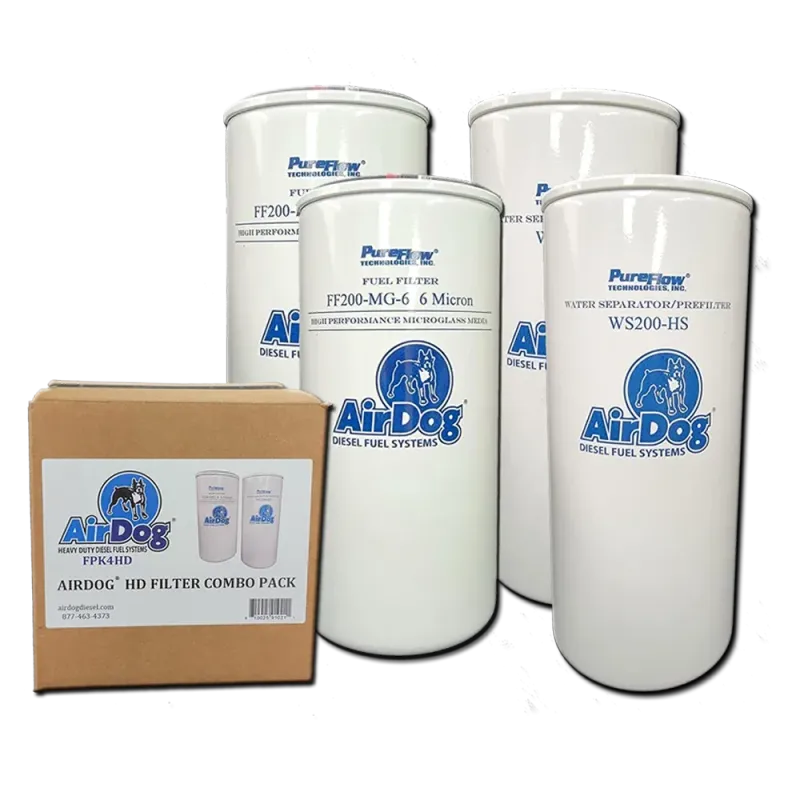 AirDog® Filter Pack Special (2) FF200-MG-6 (6-Micron) + (2) WS200-HS