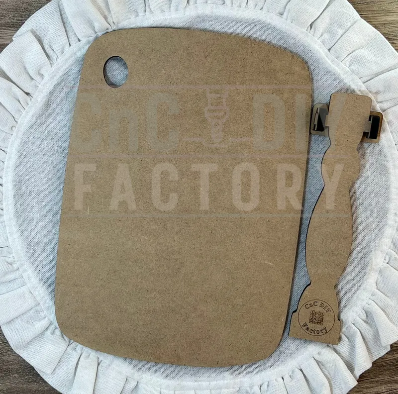 Laser Cut Standing Cutting Board with Kickstand DIY Kit - 4 Styles