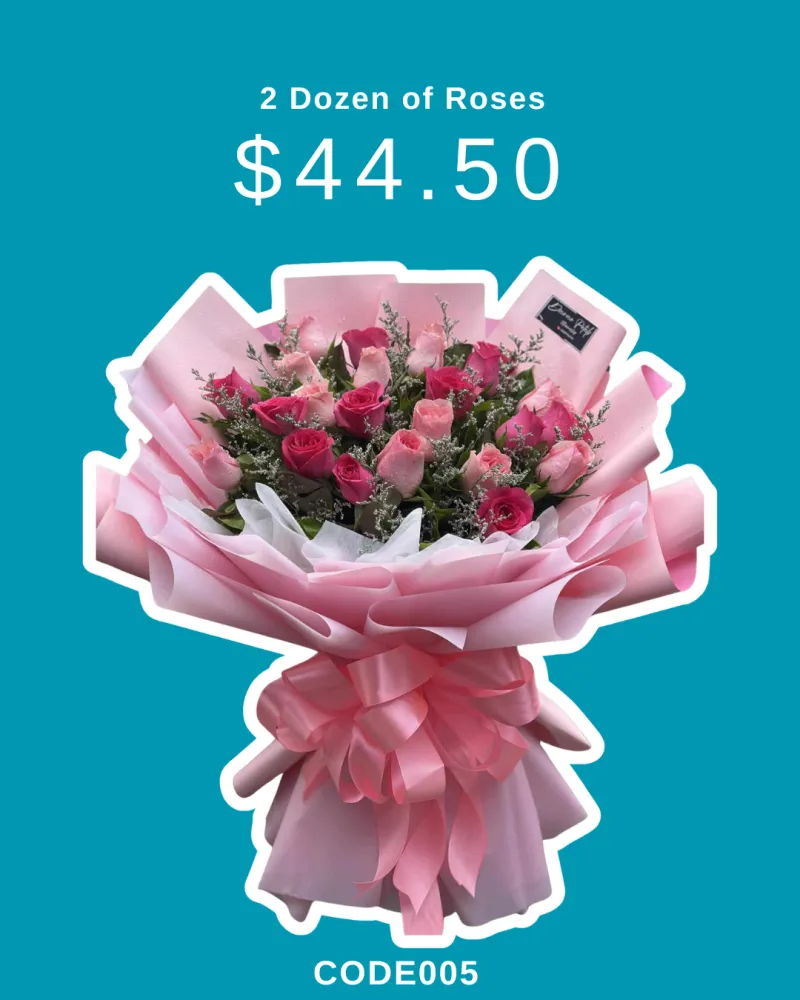 2 Dozen of Roses