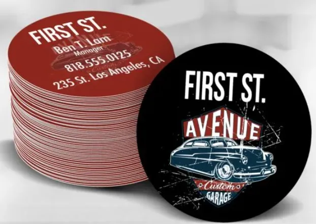 Circle Business Cards 