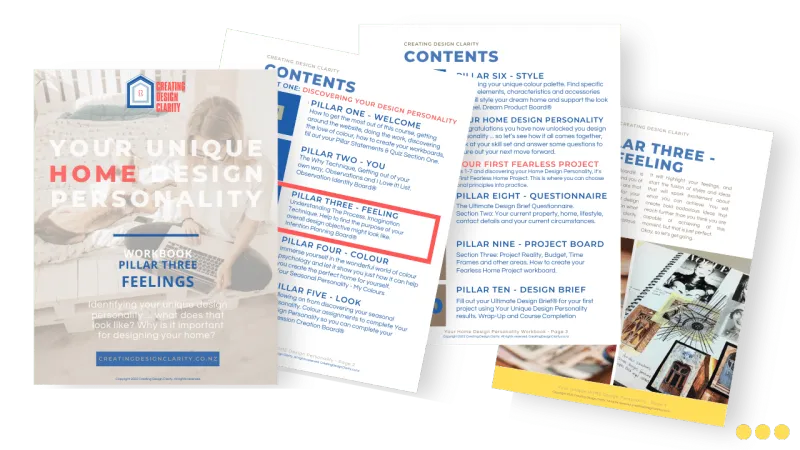 Your Unique Home Design Personality course (Full Payment).