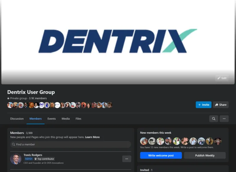 Dentrix and Dentrix Ascend User Group Monthly Access