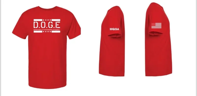 T-shirt « D.O.G.E Department of Government Efficiency »