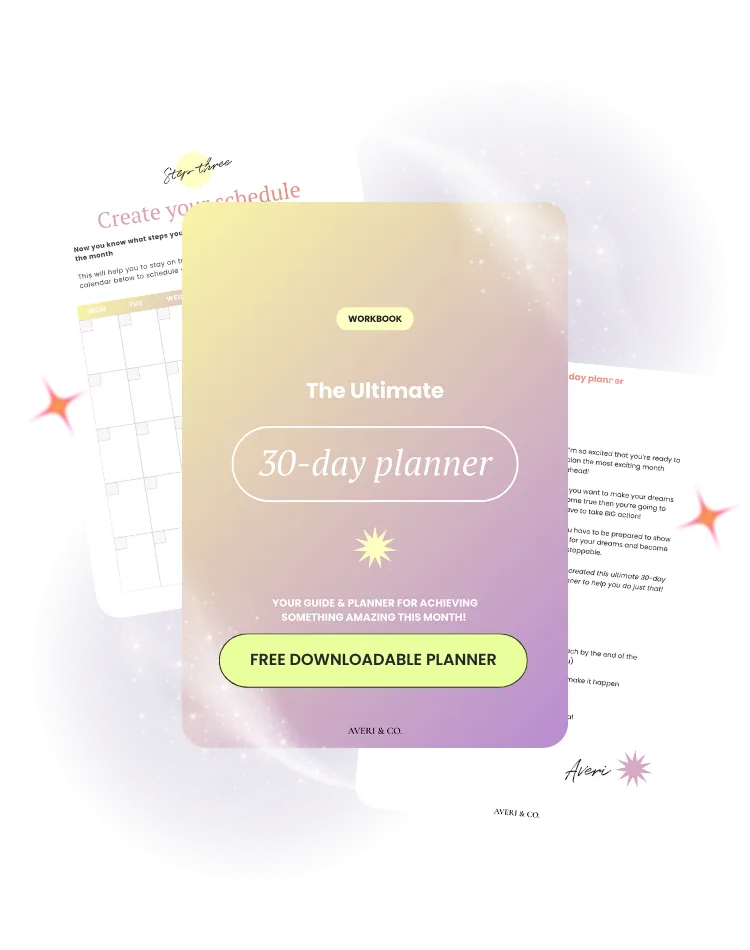 The Ultimate 30-Day Planner