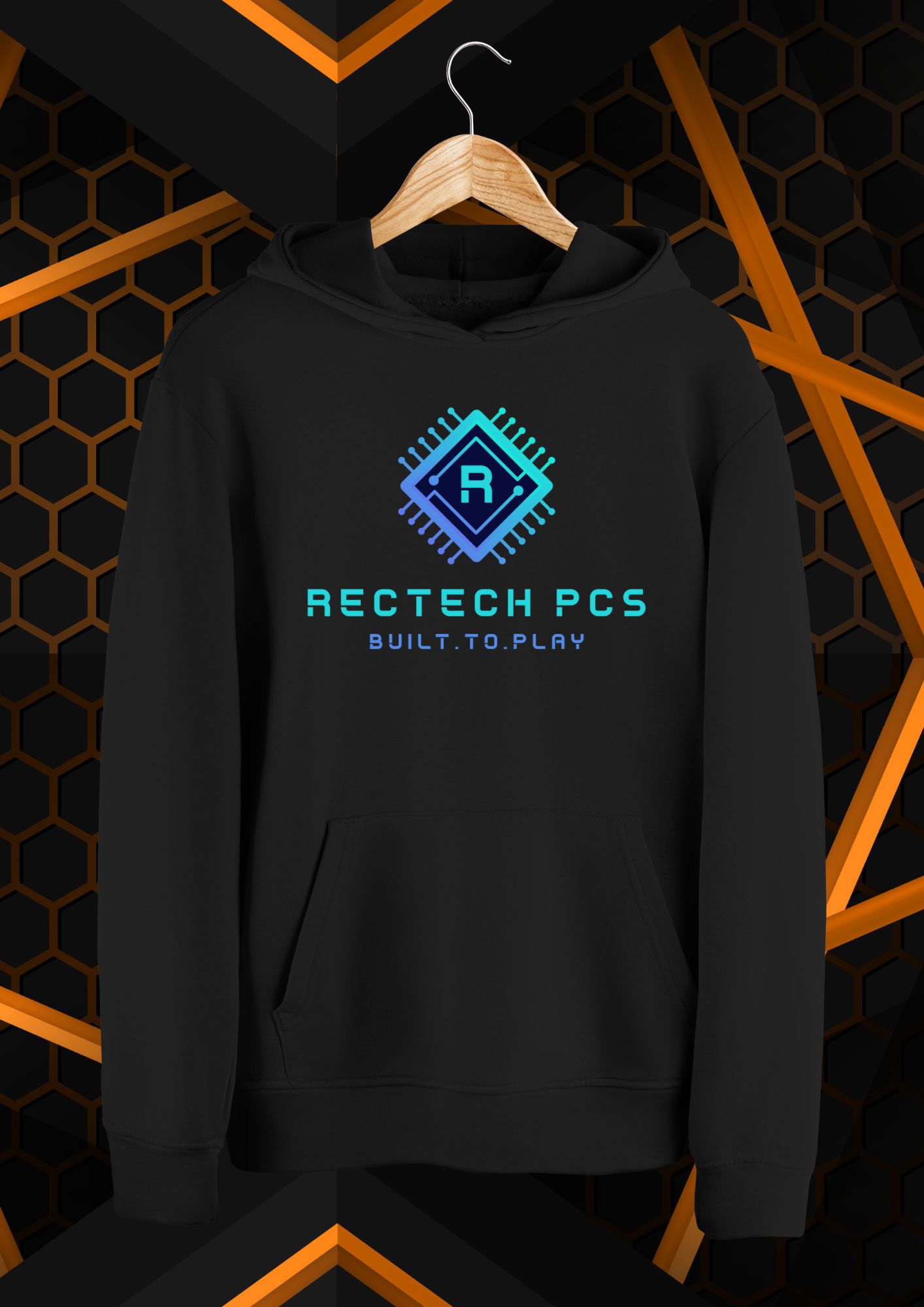 RecTech PCs Logo Hoodie – Built To Play