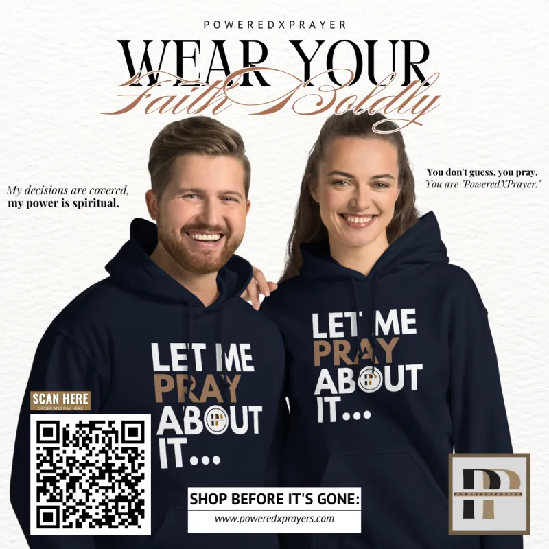 Let Me Pray About It Adult Hoodie