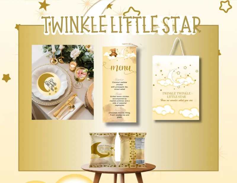 Twinkle Little Star Baby Shower Favors