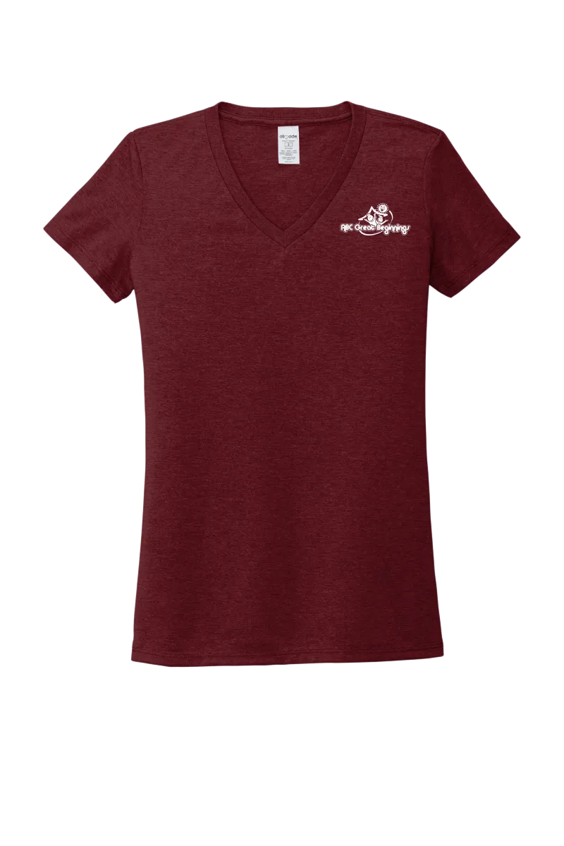 Allmade 2018 Women's V Neck Triblend Short Sleeve Tee