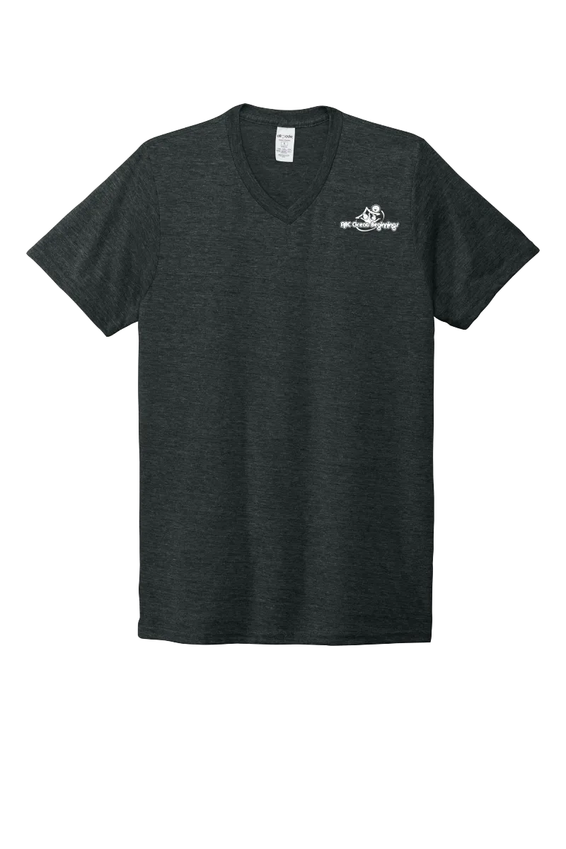 Allmade 2014 Unisex V Neck Triblend Short Sleeve Tee
