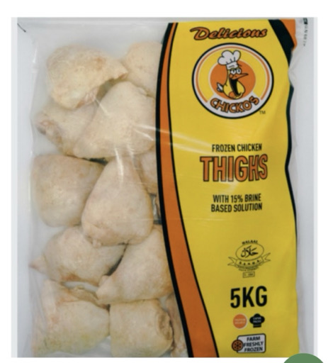 Chicko Chicken Thighs 5kg