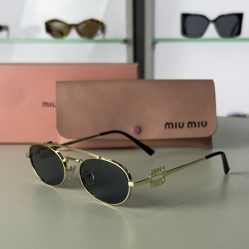 Miu Miu - Metal Round Lenses 