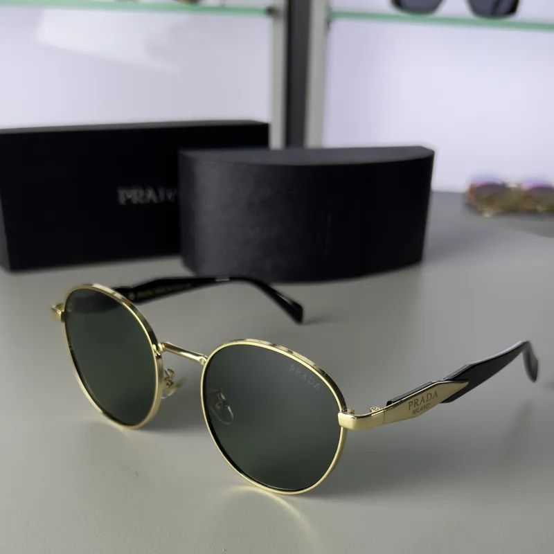 Prada Metal Round Lenses 