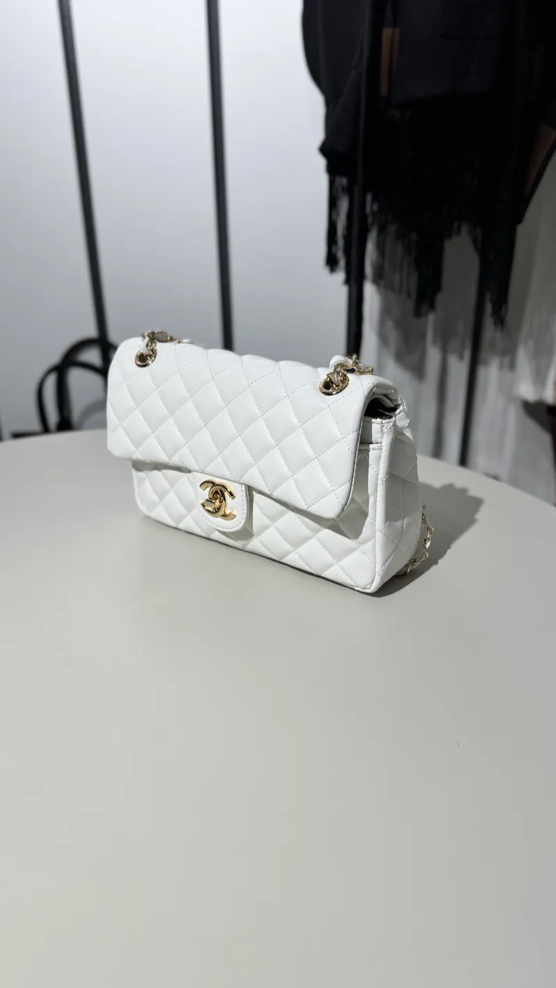 Chanel Classic 2.55 White 