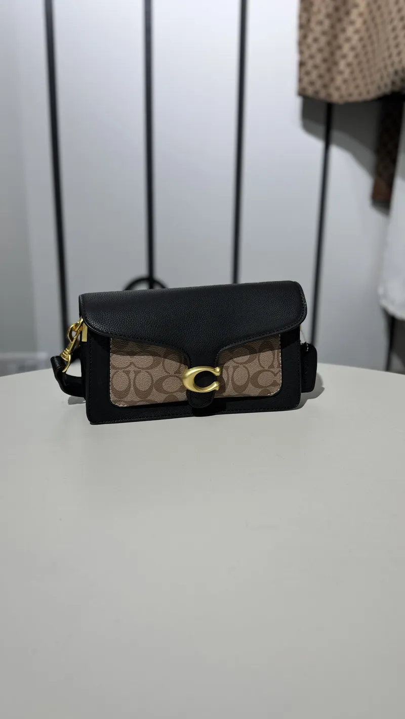 Coach Tabby Black & Tan 