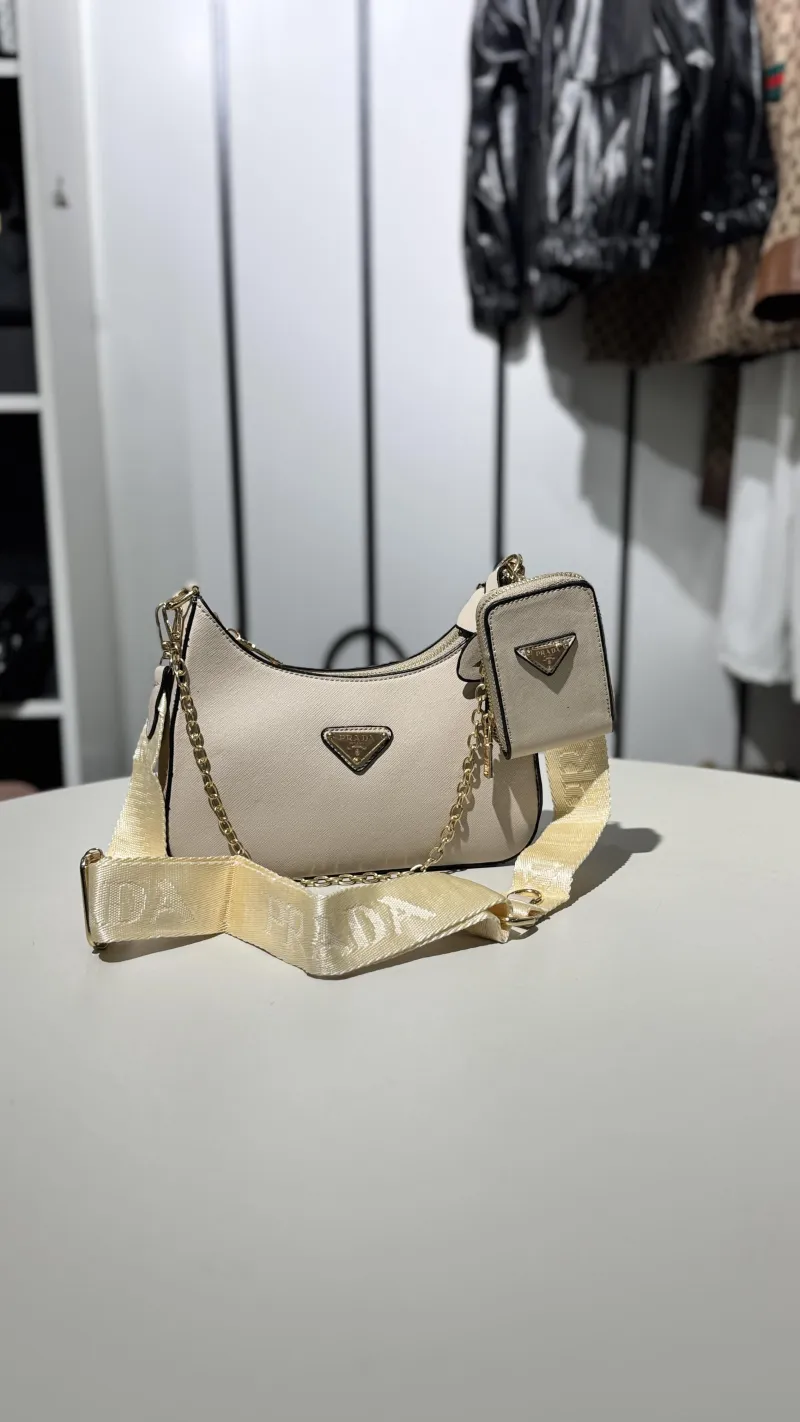 Prada - Re edition beige Leather 