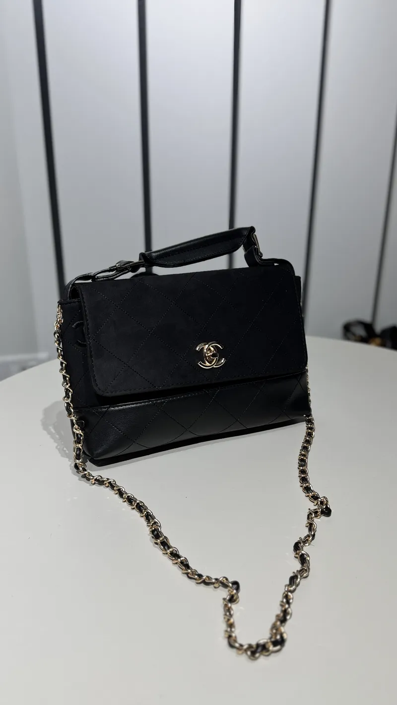 Chanel Quilted New Bag Full Black  