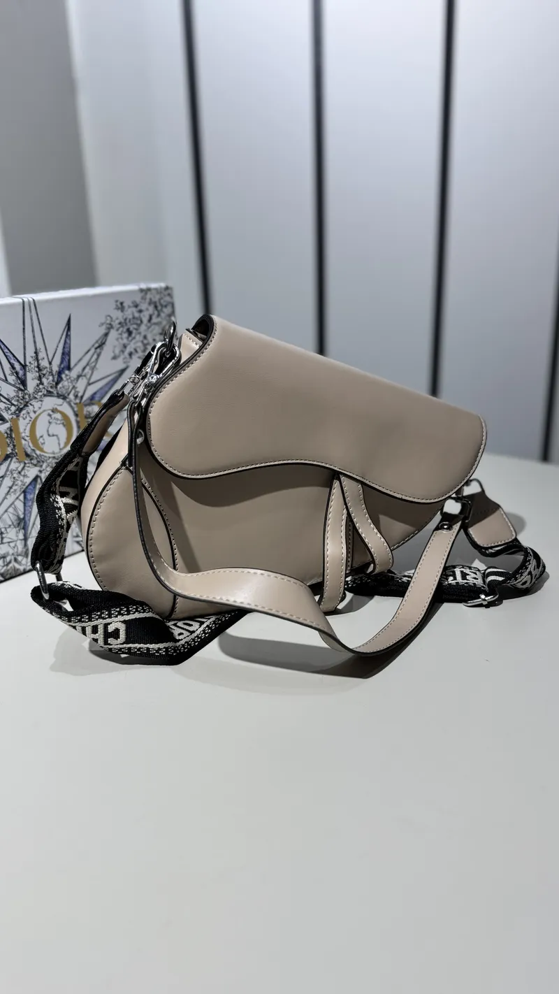 Dior Saddle Super Master Nude Beige with Package