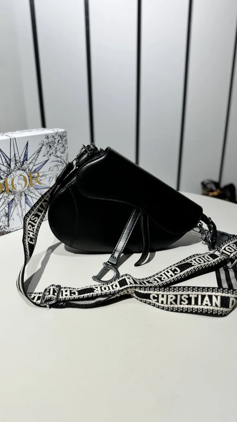 Dior Saddle Super Master Black with Package