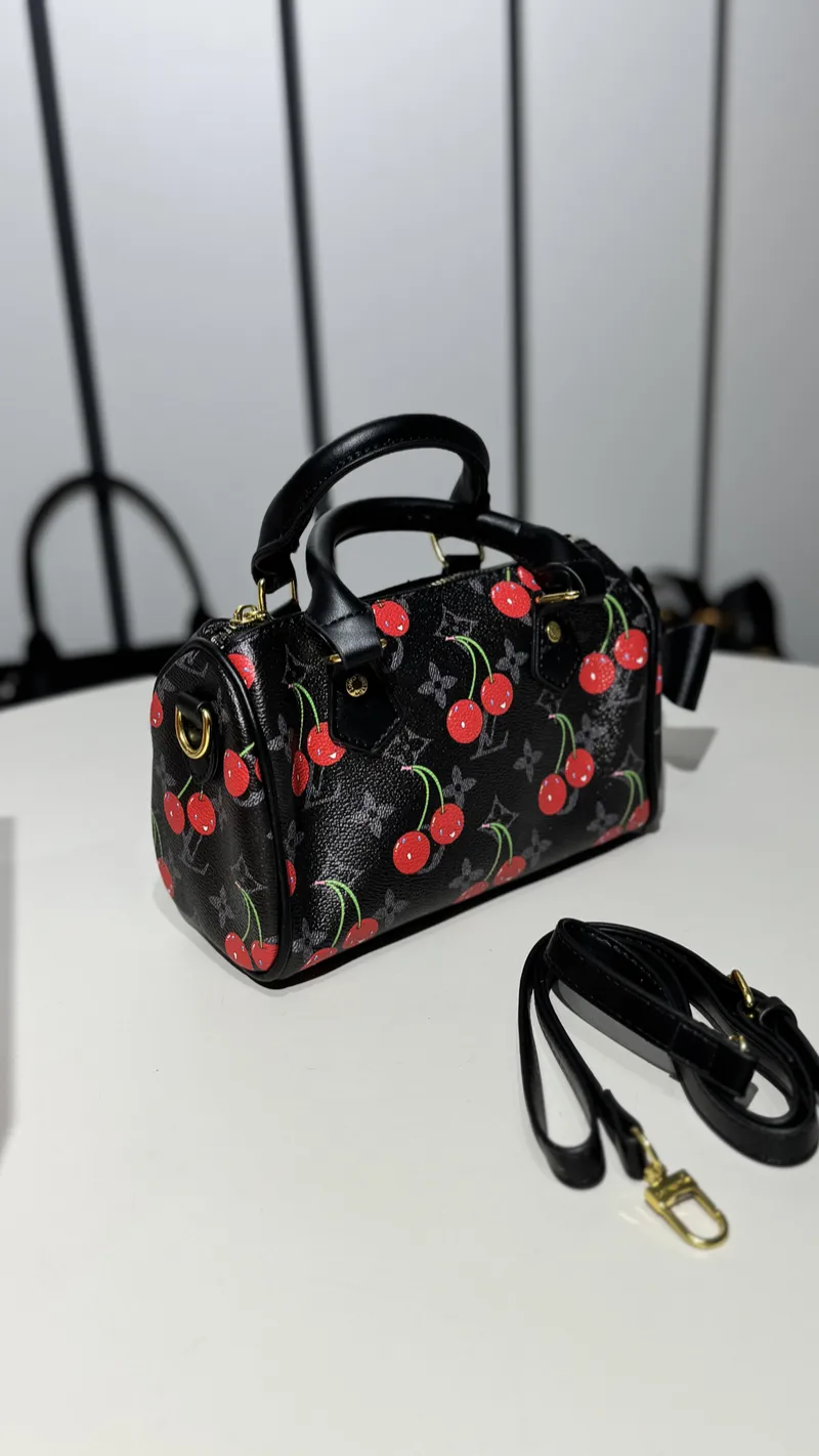 Louis Vuitton Nano Speedy Mini Super Master with Package Black 