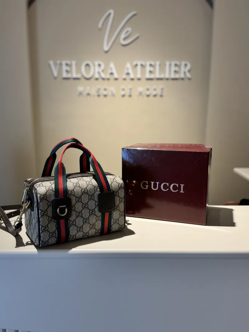 Gucci Mini GG handbag Super Master with Package (Gray)