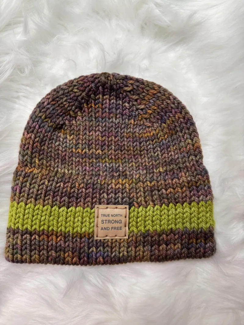 Jake Beanie - 100% Merino Wool - Adult - Hand-knit Hats/Toques