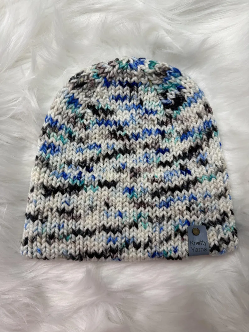 Jake Beanie - 100% Merino Wool - Adult - Hand-knit Hats/Toques