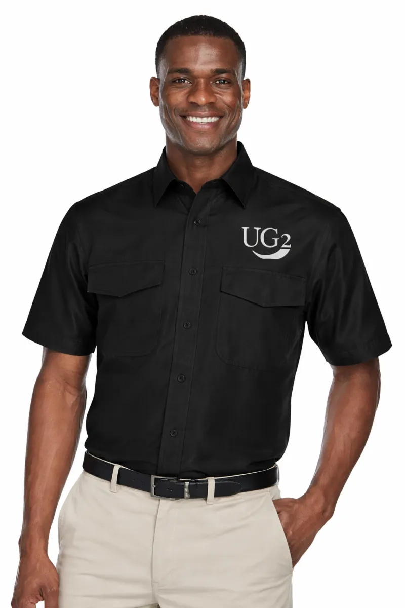 M580 HARRITON MEN'S KEY WEST SHORT-SLEEVE PERFORMANCE STAFF SHIRT