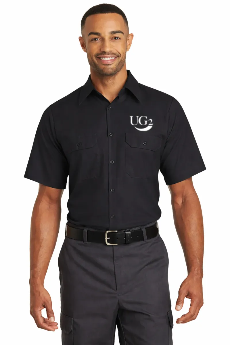 SY60 RED KAP SHORT SLEEVE SOLID RIPSTOP SHIRT