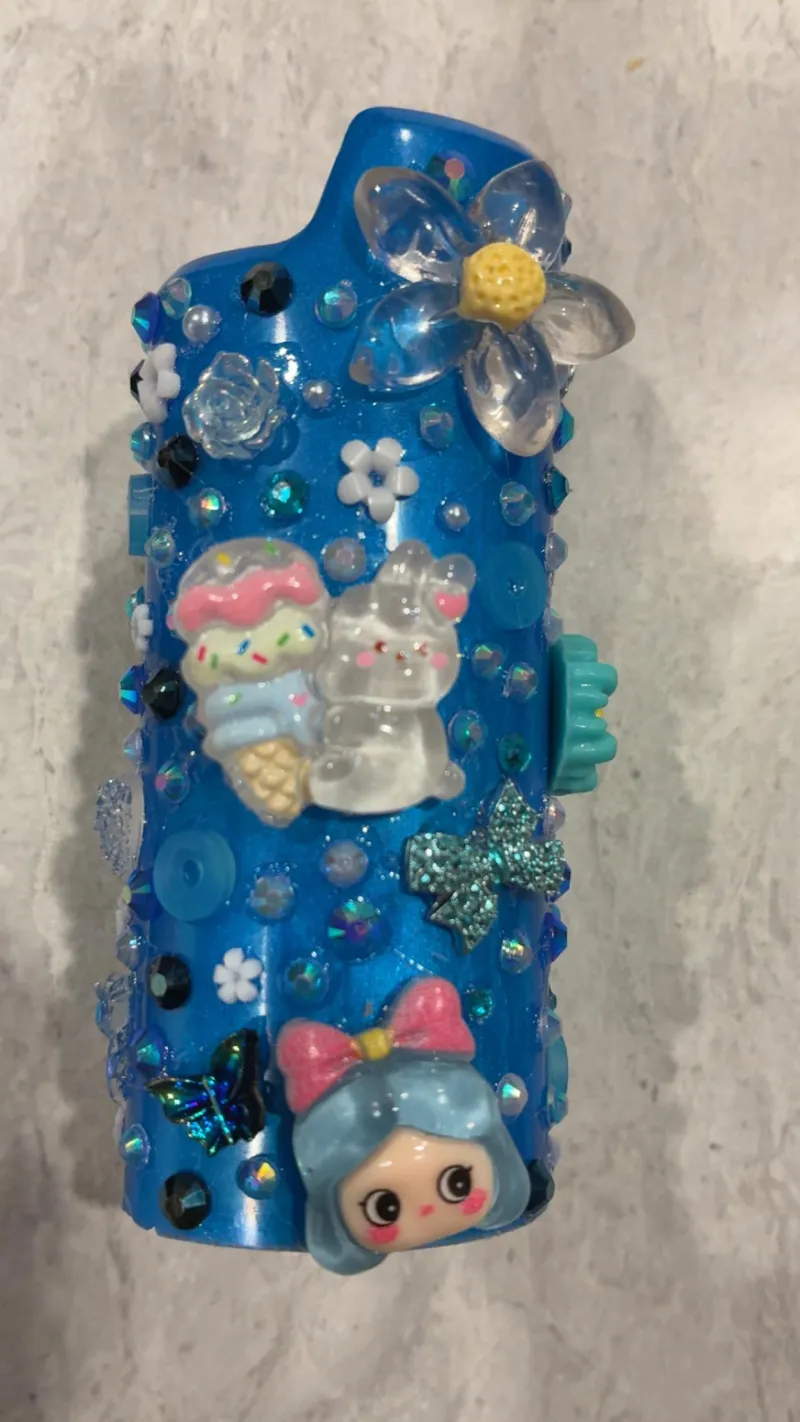 Blue Junk Lighter Case