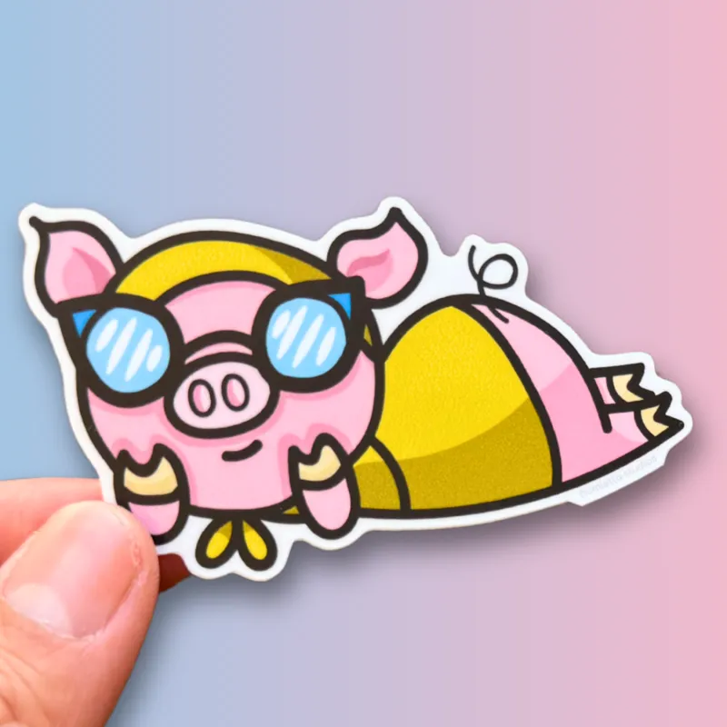 Ms. Hamletta Daydreaming Sticker