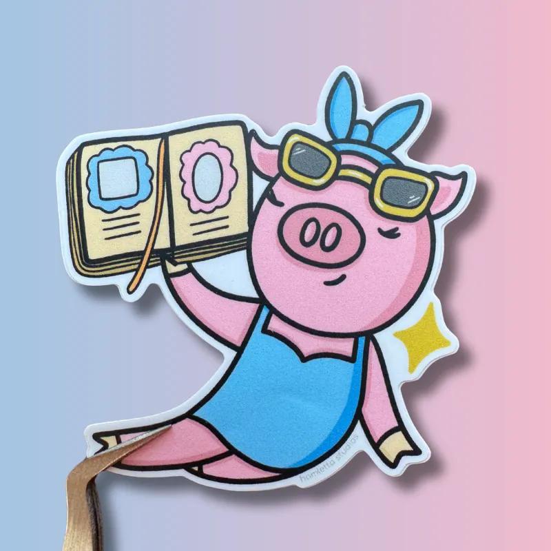 Ms. Hamletta's Beachside Reflections Sticker