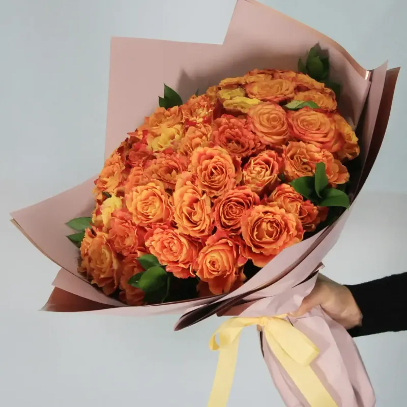 Sunset Rose Bouquet