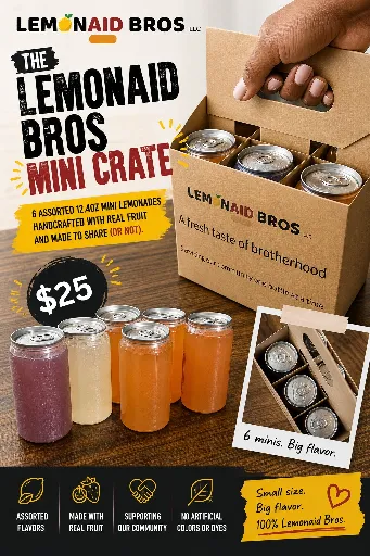 Lemonaid Bros Mini Crate