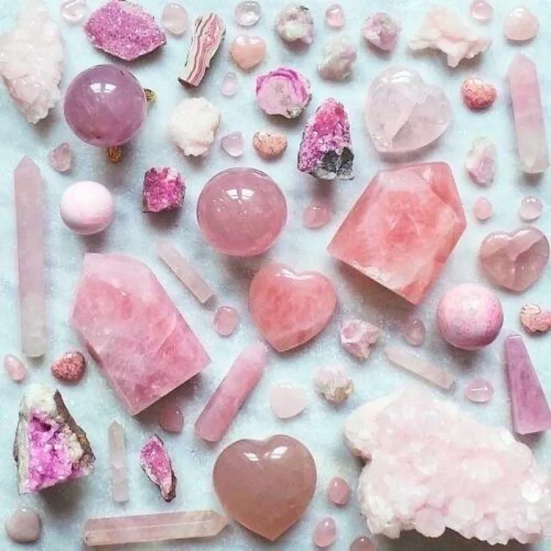 Rose Quartz Crystals Surprise Gift Box