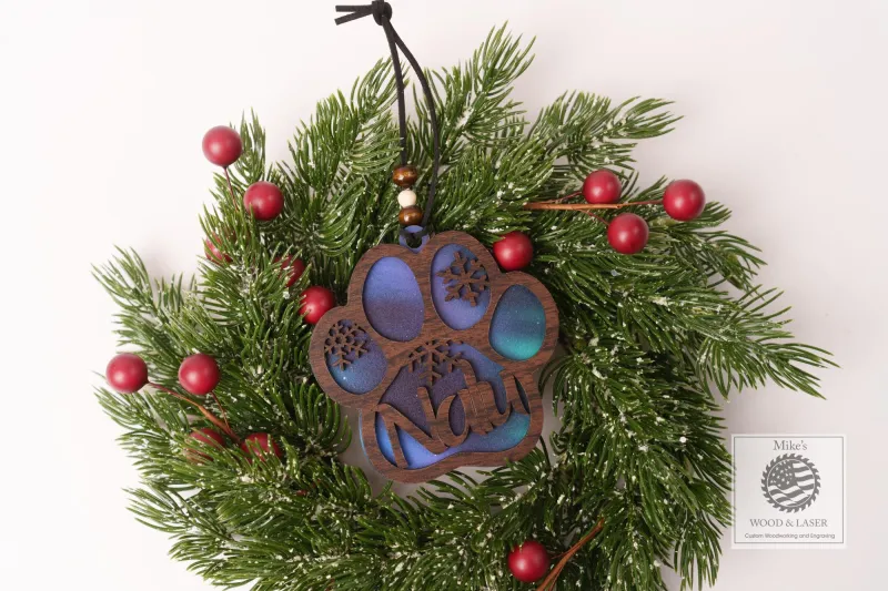 Paw Print Ornament