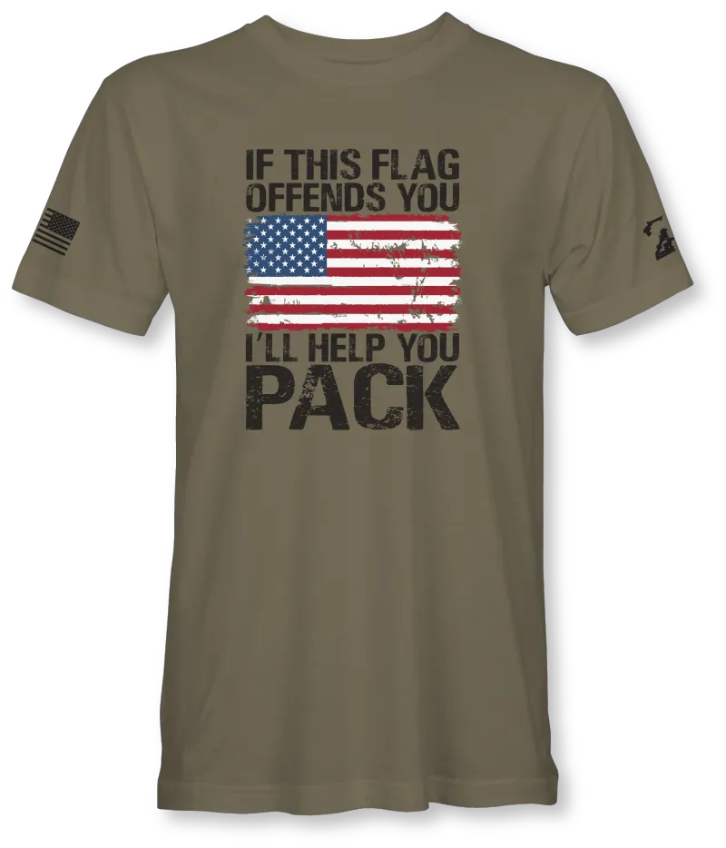 If the Flag Offends Unisex Blend Shirt 4.4oz