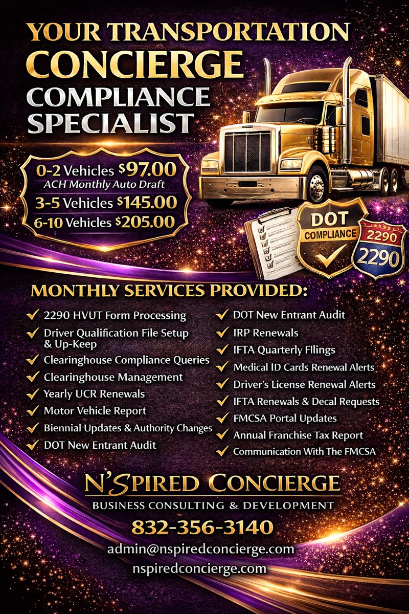 Monthly Trucking Compliance Program