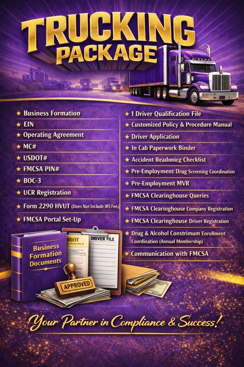 Deluxe Business Formation CDL Authority Package