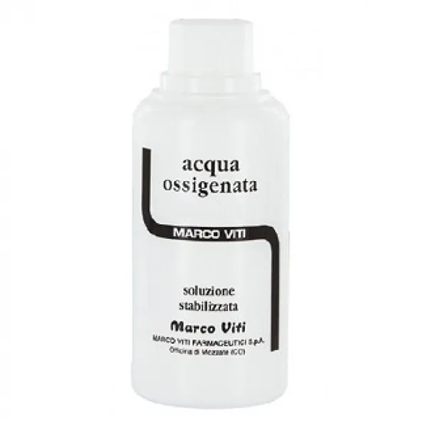 [A00103156] - ACQUA OSSIGENATA Perossido di idrogeno diluito al 7% [24 volumi] per uso esterno [100 ml] Marco Viti Farmaceutici
