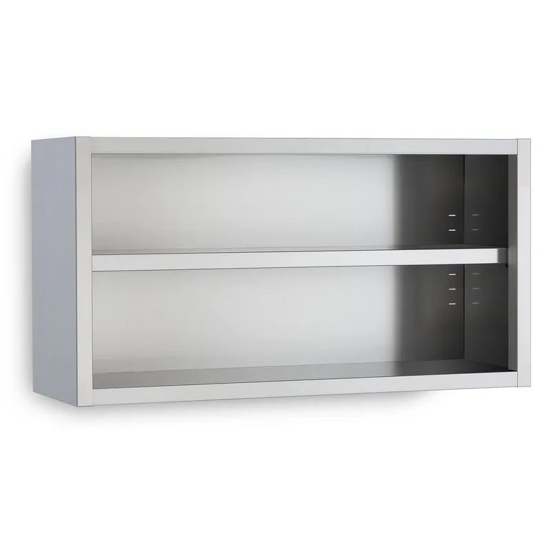 [A00061189] - Pensile a giorno in acciaio inox [W200,0xH65,0xD40,0 cm] Frecciainox