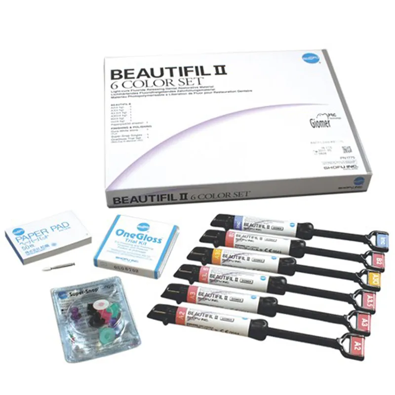[A00077226] - BEAUTIFIL II 6 color set Shofu